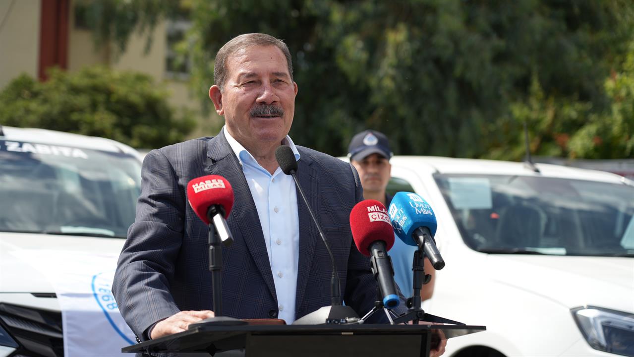 MİLAS BELEDİYESİ ARAÇ FİLOSUNU 9 YENİ ARAÇLA GÜÇLENDİRDİ
